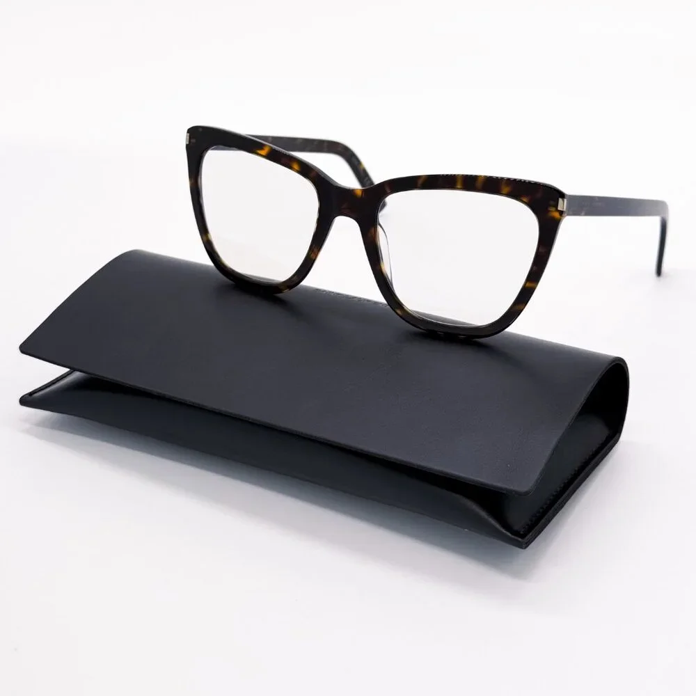 NEW SAINT LAURENT SL 548 SLIM 007 HAVANA WOMEN EYEGLASSES SAINT LAURENT SL548